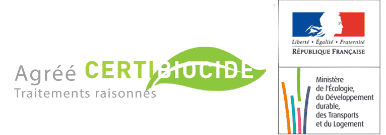 Certification Certibiocide — entreprise certifiée pour l'usage de produits biocides homologués